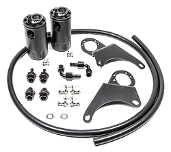Dual Catch Can Kit for Mitsubishi EVO 8-9 Fluid Lock Radium Engineering