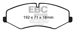 DPX2060 Klocki hamulcowe ULTIMAX2 EBC Brakes Land Rover Discovery 4 Range Rover L322 Range Rover Sport L320