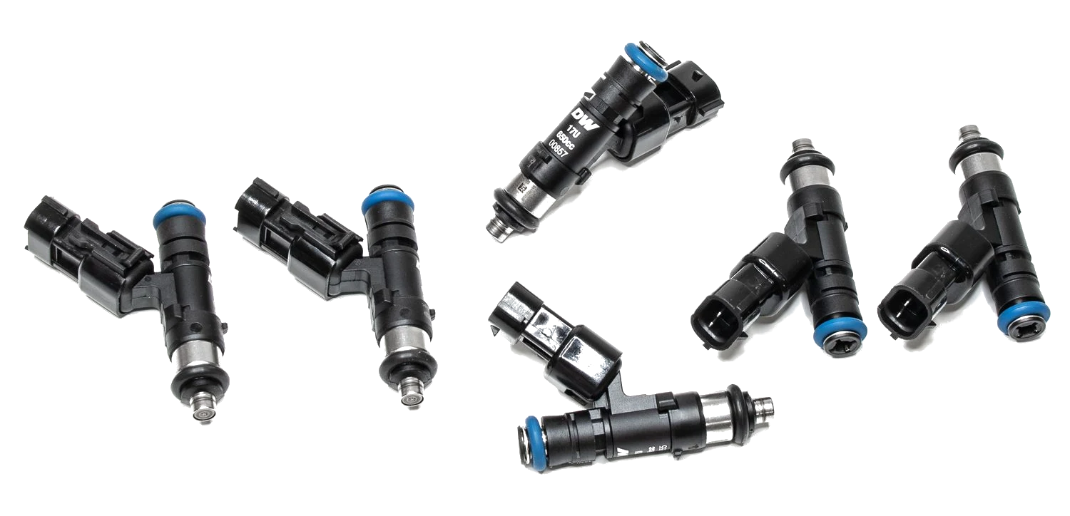 Zestaw wtryskiwaczy DeatschWerks 650cc Nissan 350z-370z 2003-15 Skyline NEO RB25DET 1998-2002 Infiniti G35/G37 2003-14 Volkswagen Golf GTI R32 2004-05
