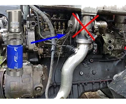 Zamiennik zaworu EGR Mercedes E300 z silnikiem OM606 3.0 TD 177 KM - EGR_22/LKO-KR