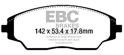 DPX2294 Klocki hamulcowe ULTIMAX2 EBC Brakes Chevrolet Aveo