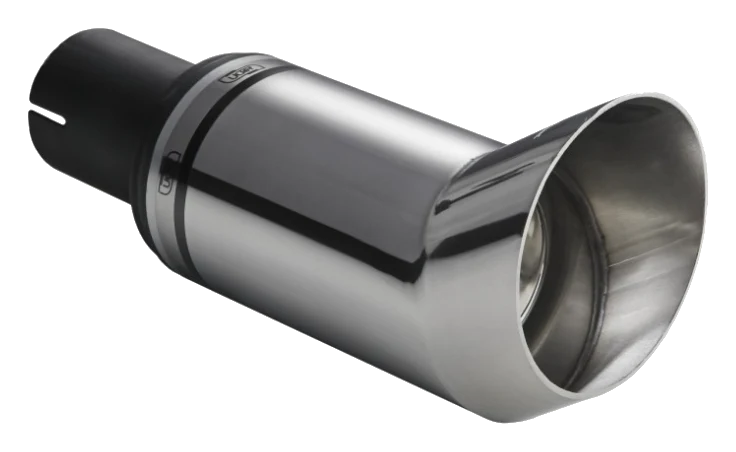 Uniwersalna końcówka tłumika okrągła 80mm długość 170mm średnica montażowa 55mm - N1-13DTM/55