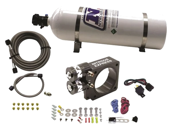 Nitrous Plate System with 15Lb Bottle for Ford Pushrod Style Engine 5.0L Nitrous Express NX 20955-15