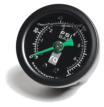 Wskaźnik ciśnienia paliwa z adapterem 6AN Inline Adapter Radium Engineering