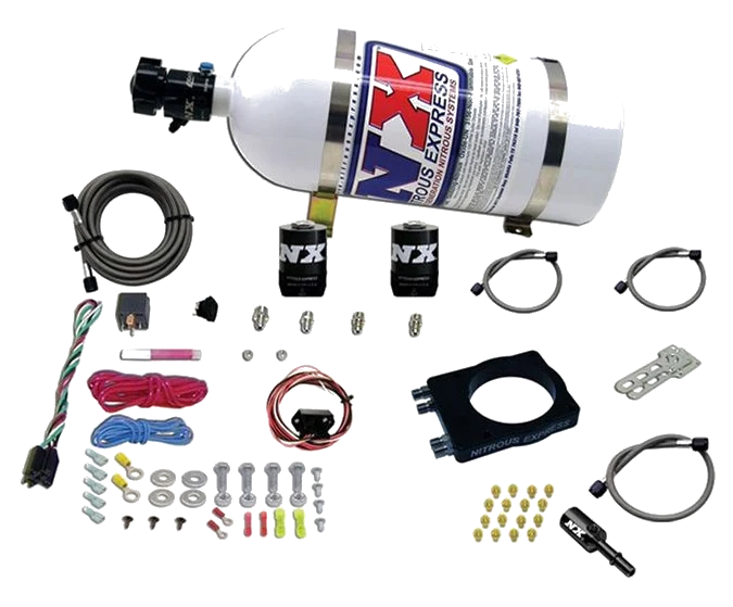 90mm Hemi Plate System (50-400Hp) with 10Lb Bottle Nitrous Express NX 20990-10