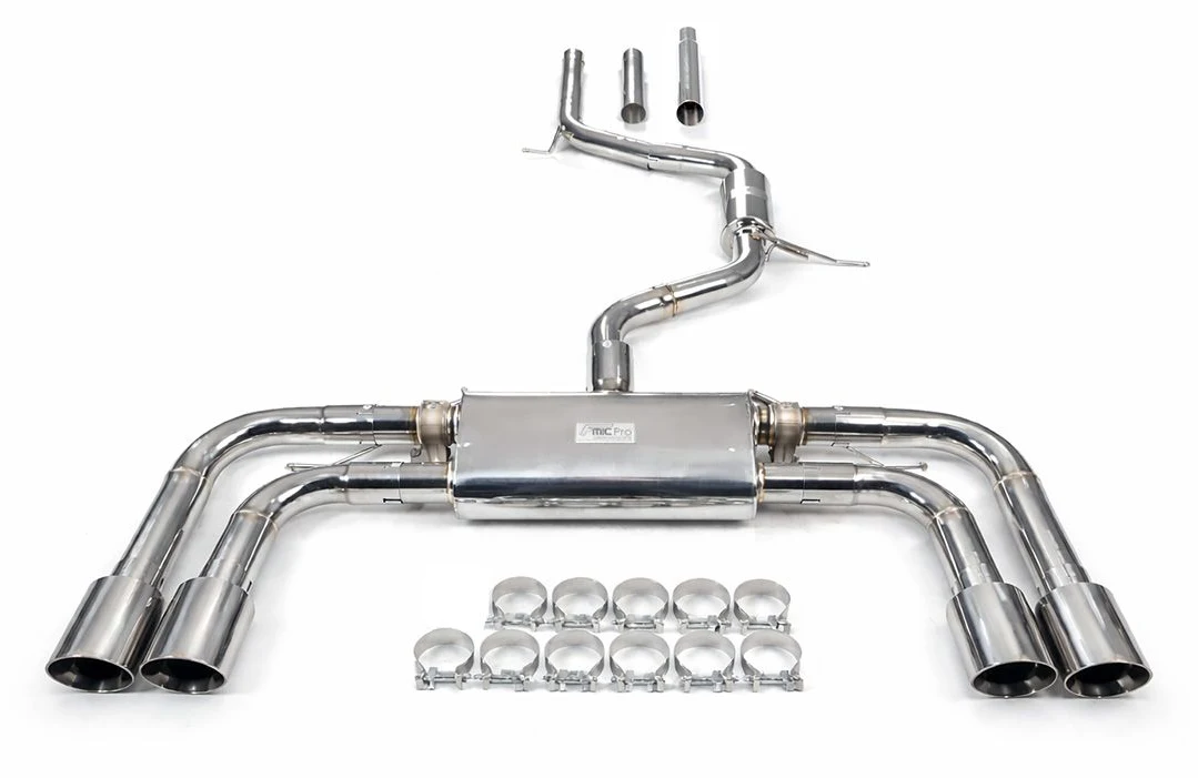 Aktywny układ wydechowy z klapami Cat-Back FMIC.Pro Audi A3 S3 8V 2.0 TSI 2012-2020