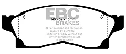 DP936 Klocki hamulcowe ULTIMAX2 EBC Brakes Toyota MR2 Mk2 MR2 Mk2 SW20