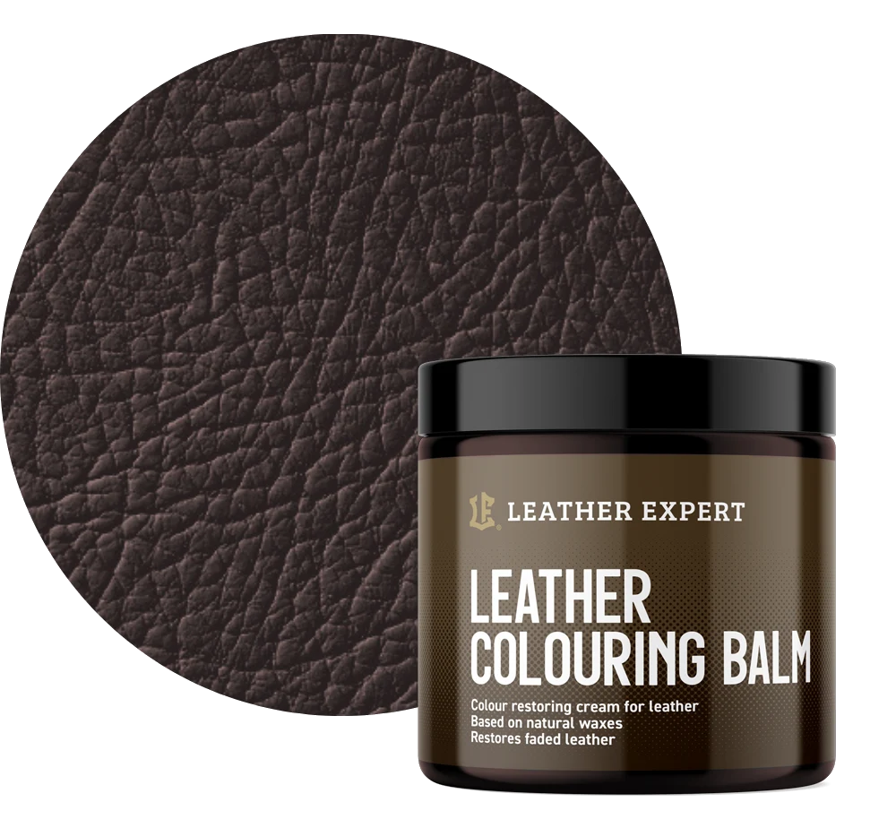 Leather Expert balsam koloryzujący do chłonnej skóry naturalnej - Dark Brown ciemny brąz 250ml