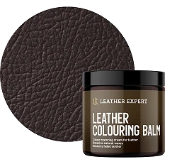 Leather Expert balsam koloryzujący do chłonnej skóry naturalnej - Dark Brown ciemny brąz 250ml