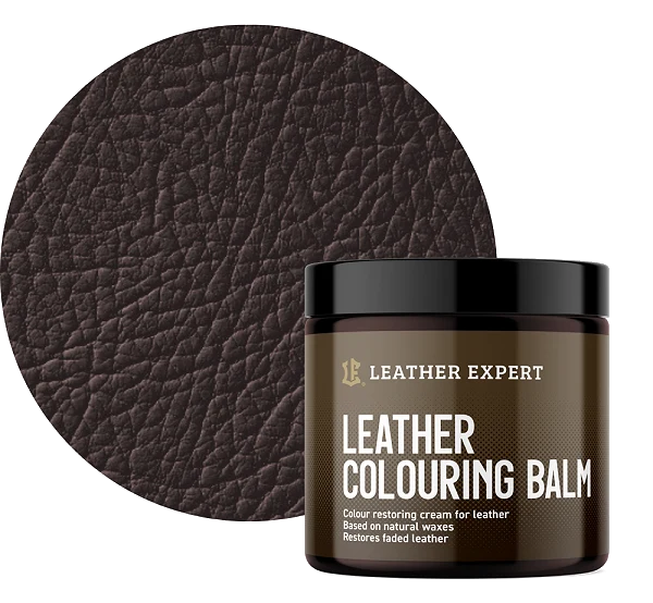 Leather Expert balsam koloryzujący do chłonnej skóry naturalnej - Dark Brown ciemny brąz 250ml
