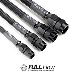 Przewód PTFE AN6 stalowy w nylonowym oplocie Nuke Performance 4m (13ft)
