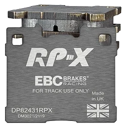 DP82431RPX Sportowe klocki hamulcowe RP-X Racing EBC Brakes Toyota Yaris GR 1.6T