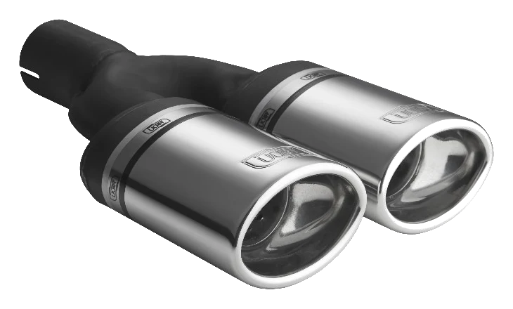 Uniwersalna końcówka tłumika owalna 95×65mm długość 160mm średnica montażowa 50mm - N2-10K/50
