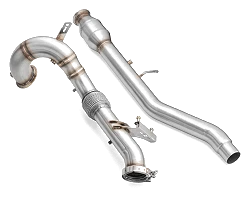 Downpipe z tłumikiem RM Motors do Volkswagen Arteon 2.0 TSI  - PROM.213520+213521S