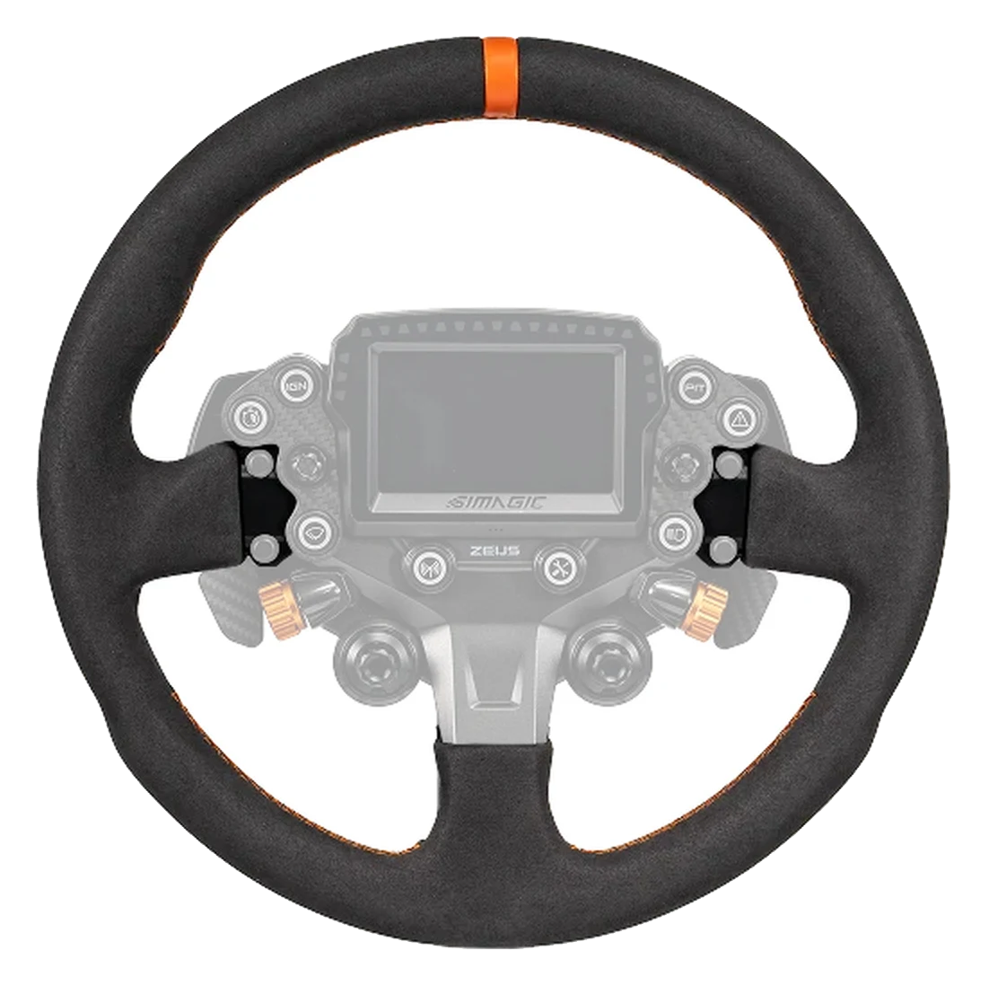 Obręcz kierownicy Simagic ZEUS Sport ZS-330RR 330mm Okrągła Zamsz