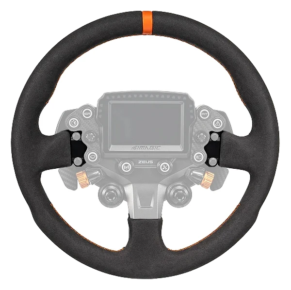 Obręcz kierownicy Simagic ZEUS Sport ZS-330RR 330mm Okrągła Zamsz