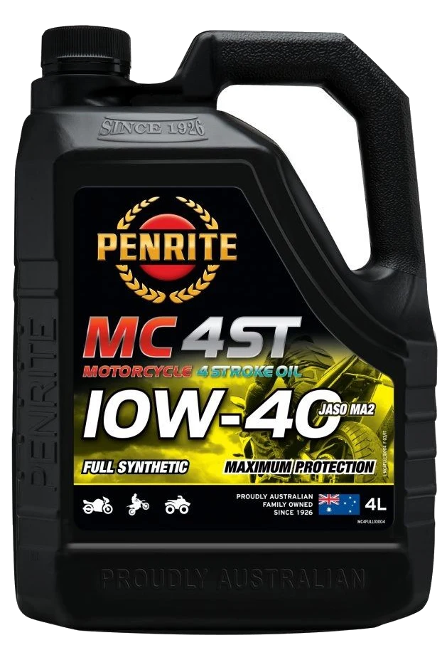 Olej silnikowy motocyklowy Penrite MC-4ST Full Synthetic 10W40 4L