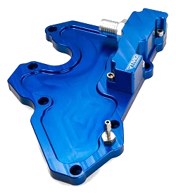 RTMG Performance Valve Cover Breather Adapter PCV 17mm - 0.66 in for 1.8/2.0 TSI EA888 Gen 3 Blue