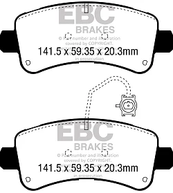 DPX3060 Klocki hamulcowe ULTIMAX2 EBC Brakes Citroen COMMERCIAL Jumper 35 Fiat COMMERCIAL Ducato 35 Peugeot COMMERCIAL Boxer 335 Jumper Relay Relay 35 Ducato Opel Movano VAUXHALL COMMERCIAL