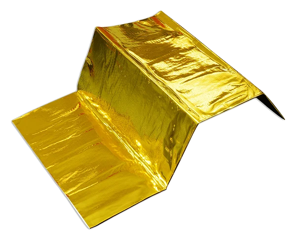 Złota mata termoizolacyjna 51cm x 51cm ( 20" x 20" )