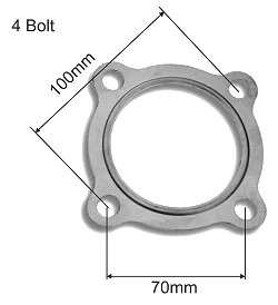 Uszczelka downpipe 4 bolt - US4B
