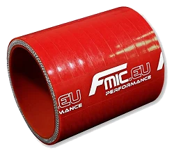Łącznik silikonowy prosty 127mm Czerwony 7,6cm