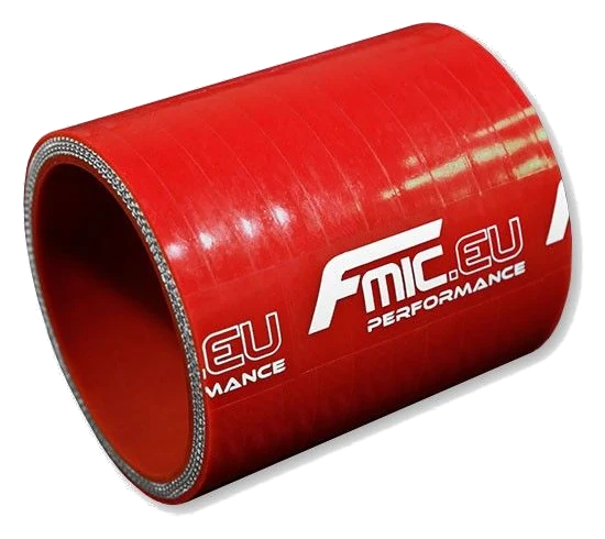 Łącznik silikonowy prosty 152mm Czerwony 7,6cm
