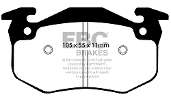 DP4983R Klocki hamulcowe YELLOWSTUFF EBC Brakes Renault Clio Mk1 Clio Mk2 Megane Convertible Mk1 Megane Coupe Mk1 Megane Estate Mk1 Megane Hatch Mk1 Megane Saloon Mk1 Megane Scenic Safrane Q