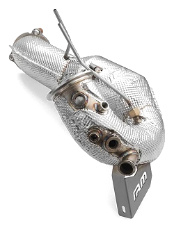 Downpipe Audi A4 S4 / Avant Quattro / Avant 3.0 TDI MS bez tłumika z osłoną termiczną - RM-220109CH/MS