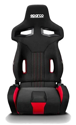 Fotel sportowy Sparco R333 Czarno czerwony - 009011.NR