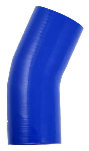 Wąż silikonowy niebieski 25 stopni 4,5" (114mm)