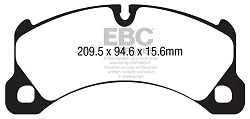 DP42162R Klocki hamulcowe YELLOWSTUFF EBC Brakes Porsche Cayenne 92A Porsche Cayenne 2nd Gen