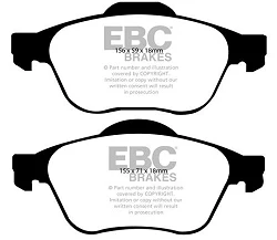 DP1421 Klocki hamulcowe ULTIMAX2 EBC Brakes Toyota Avensis ZZT221 Avensis AZT220 Avensis CDT220