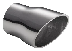 Uniwersalna końcówka tłumika okrągła 60mm długość 110mm średnica montażowa 45mm - N1-53/45