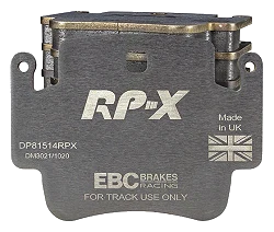 DP81514RPX Sportowe klocki hamulcowe RP-X Racing EBC Brakes Porsche Boxster 986 Cayman 987 Porsche 911 996 911 997 Boxster S Cayman 911 996 Carrera 911 996 Carrera 4 911 996 Carrera Targa 91