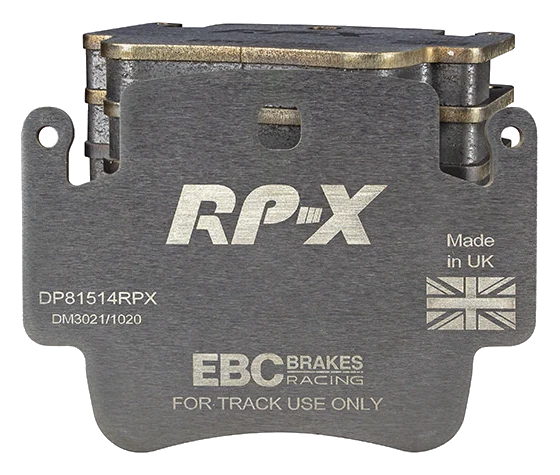 DP81514RPX Sportowe klocki hamulcowe RP-X Racing EBC Brakes Porsche Boxster 986 Cayman 987 Porsche 911 996 911 997 Boxster S Cayman 911 996 Carrera 911 996 Carrera 4 911 996 Carrera Targa 91
