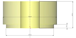 Nypel adapter żeński NPT 1/4" stalowy do spawania