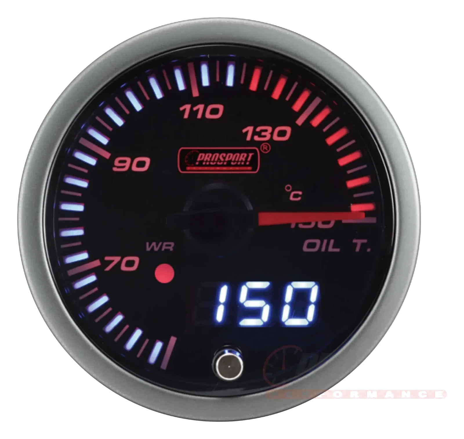 Prosport JDM Series 52mm - Oil Temp Gauge with Waterproof Sensor
