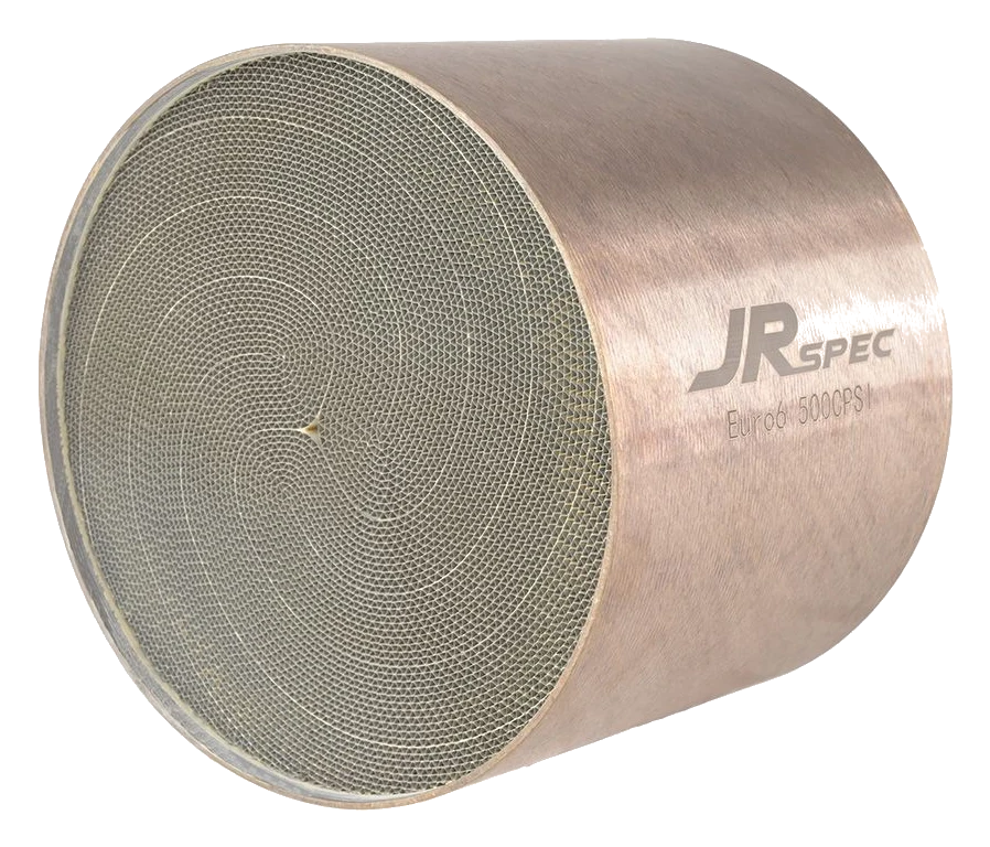 Wkład Katalizatora Benzyna / LPG Sportowy JRspec Długość 100mm Euro 6 500 CPSI Średnica 130mm