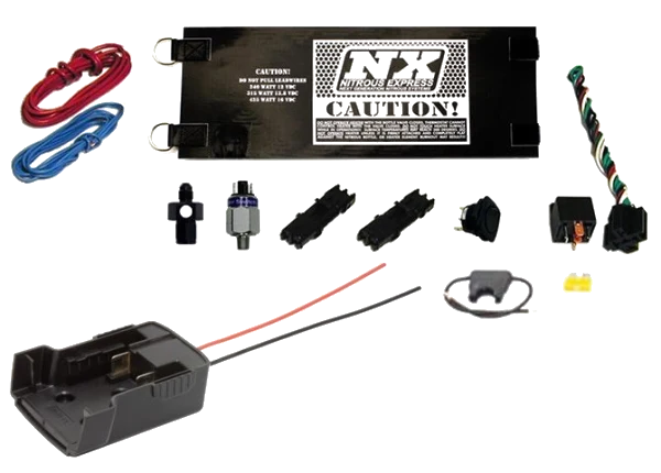 Stand Alone Battery Operated Bottle Heater for 10-15Lb Bottles (4AN) Milwaukee Style Battery Nitrous Express NX 15940-MWQ