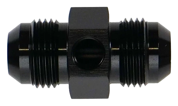 Adapter 10AN męski Flare z portem manometru 1/8" DeatschWerks
