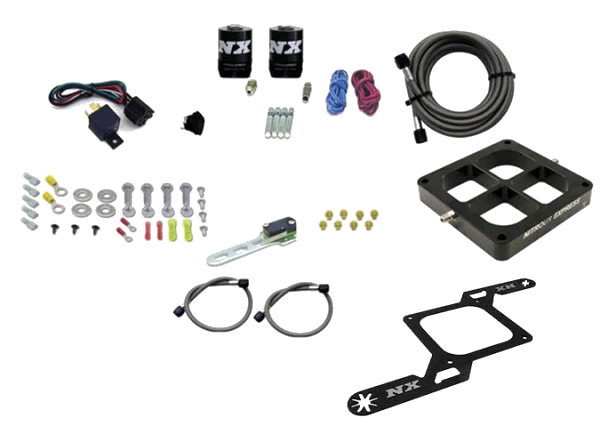 4500 Billet Crossbar Plate System Single Stage 50-300Hp without Bottle Nitrous Express NX 63070-00