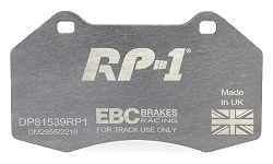 DP81539RP1 Sportowe klocki hamulcowe RP-1 Racing EBC Brakes Alpine A110 A110 S Chevrolet HHR Opel Corsa D OPC Corsa E OPC Renault Clio Mk3 Megane Coupe Mk3 VAUXHALL Corsa D VXR Corsa E VXR C