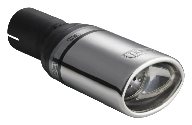 Uniwersalna końcówka tłumika owalna 95×65mm długość 120mm średnica montażowa 45mm - N1-10/45