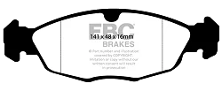 DP2940 Klocki hamulcowe GREENSTUFF EBC Brakes Daewoo Espero Lanos Nexia Opel Astra F Astra F Estate Astra Classic F Astra Classic F Estate Astra Cabriolet Corsa A Corsa B Tigra Vectra VAUXHA