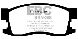 DP1034 Klocki hamulcowe ULTIMAX2 EBC Brakes Honda Civic Shuttle AN