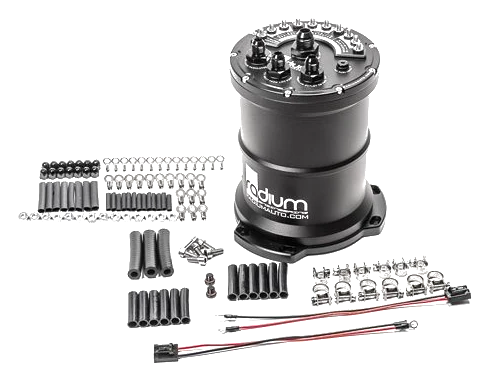 Radium Engineering Multi-Pump Fuel Surge Tank (MPFST) fits Walbro GSS342 or AEM 50-1200 or DW440