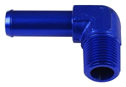 Łącznik 90' 1/2 NPT na króciec 5/8" Niebieski