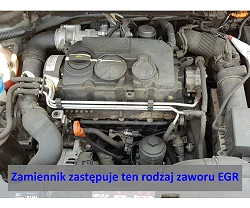 Zamiennik zaworu EGR VW Seat Skoda Audi z silnikami 1.4 1.9 2.0 TDI BLS BMM BMM BMP - F_EGR_21/ZU