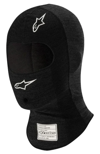 Alpinestars Race Balaclava V3 S/M Black FIA and SFI Approved - AL-4757224.N.SM
